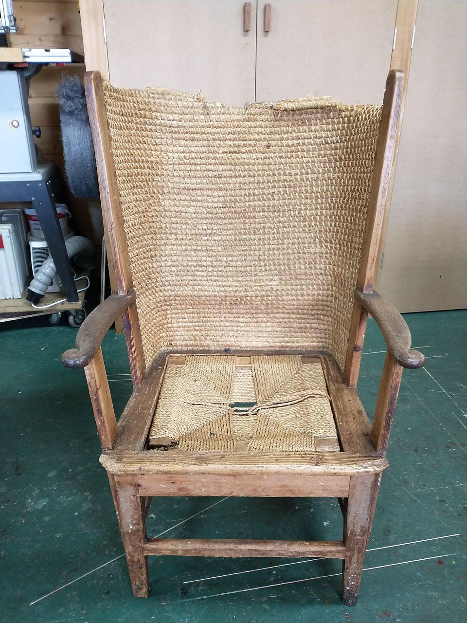 Orkney chair, before