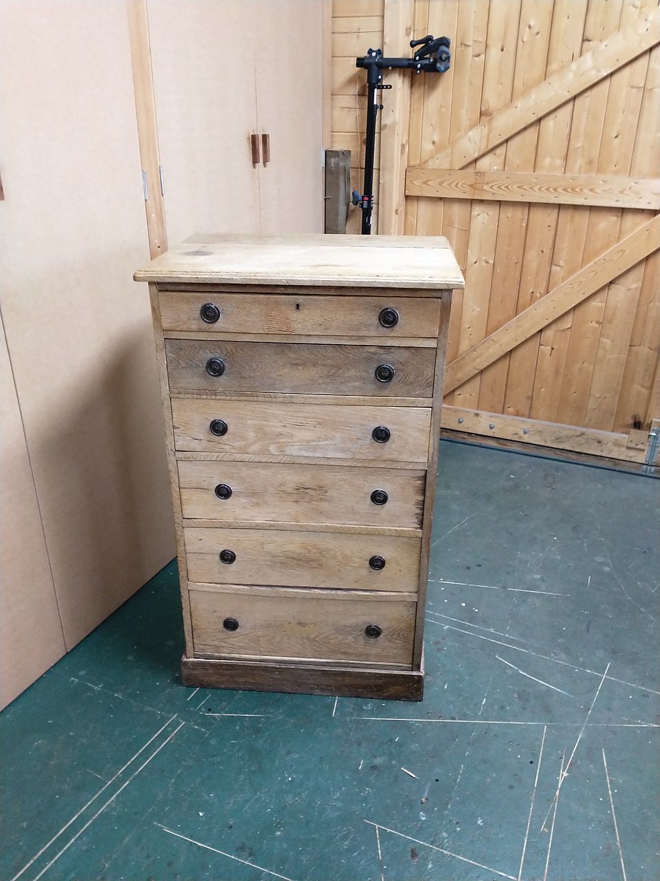 Tall chest of drawers, before